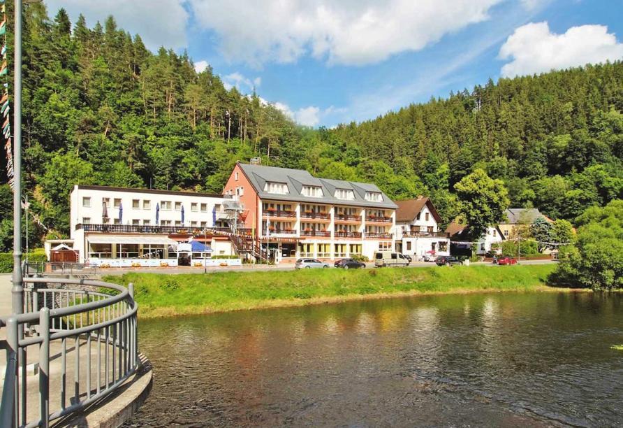 Hotel Am Schlossberg Ziegenrück Eksteriør bilde
